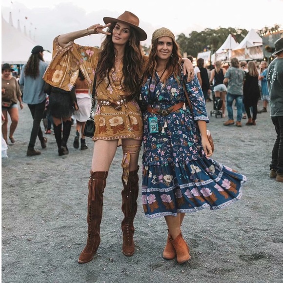 SOLD OUT Festival Floral Boho Kimono Coverup Robe - Picture 5 of 8